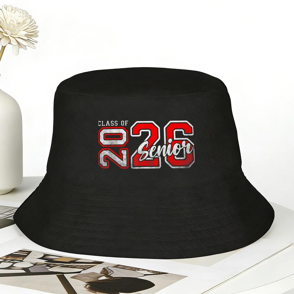 Class of Senior Graduation Bucket Hat Harajuku FisherUnisex Caps For Unisex Trendy Design Cap