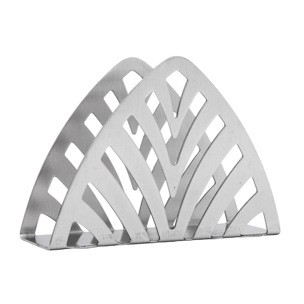 Napkin Holder for Tabletop Modern Upright Hollow Napkin Dispenser Stand for Kitchen Dining Cocktail Picnic Bar