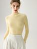 Maglione da donna a collo alto, vestibilità slim, 100% puro cashmere, per Autunno/Inverno