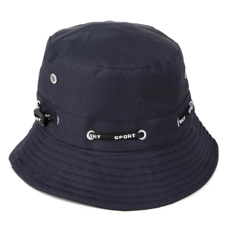 Fashion Solid Color Summer Sunscreen Breathable Mountaineering Bowl Hat Fishermen's Hats Minimalist Outdoor Leisure Sunshade Hat