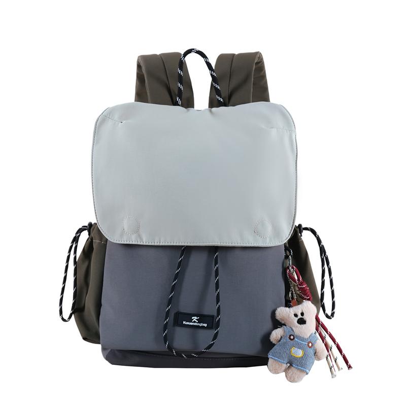 Compact Drawstring Backpack for Women and Men Lightweight Nylon Outdoor Travel Bag