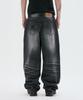 Hapeuboildeu Logo Denim Pants_Black