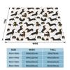 The Scottish Terrier Fleece Throw Blanket Scottie Dog Tartan Skye Blanket for Bedding Car Super Soft Bedroom Quilt