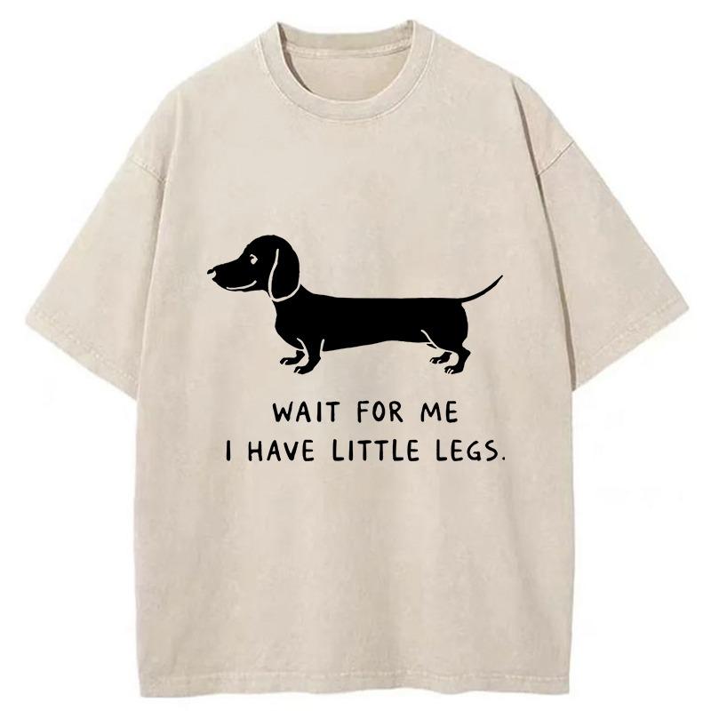 

Vintage Washed Acid T-Shirt Summer Holiday Oversized Dachshund Printed Dropped Shoulder Short Sleeve Tees Man Clothings 3XL