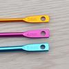3Pcs/set Multicolour Mini Aluminum Alloy Keychain Crochet Hooks DIY Crafts Tools Colored Knitting Needles