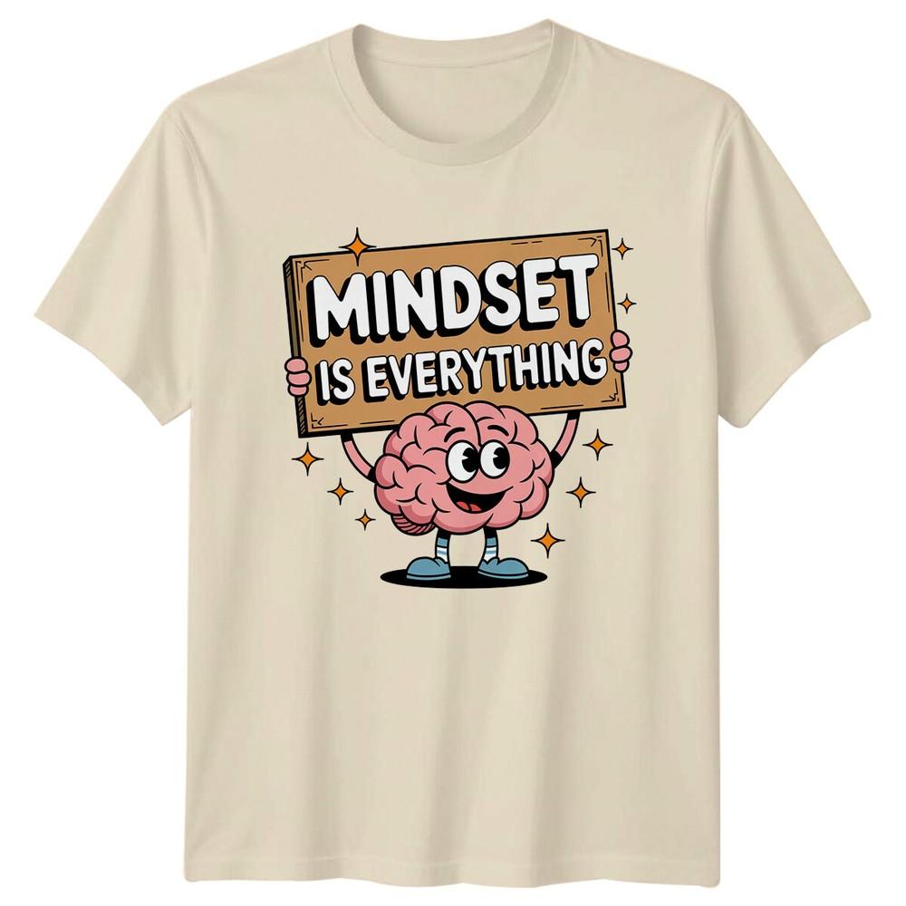 

Мышление - это все Графическая футболка с мотивационной цитатой про мозг L