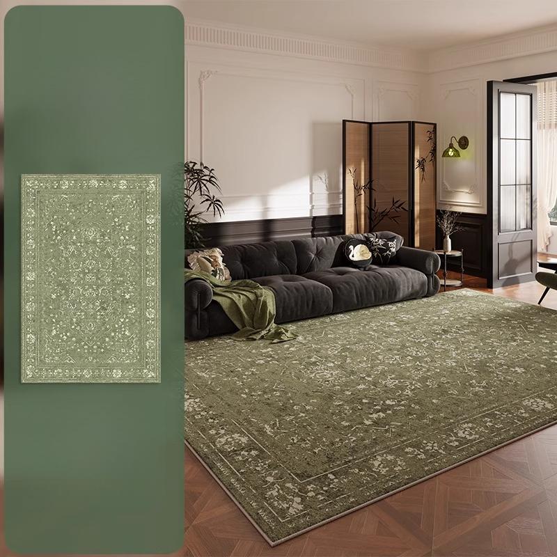 

Nordic Style Living Room Decoration Soft Carpet Washable Lounge Green Floor Mat Large Area Rugs for Bedroom Anti-slip Study Rug 80*120cm