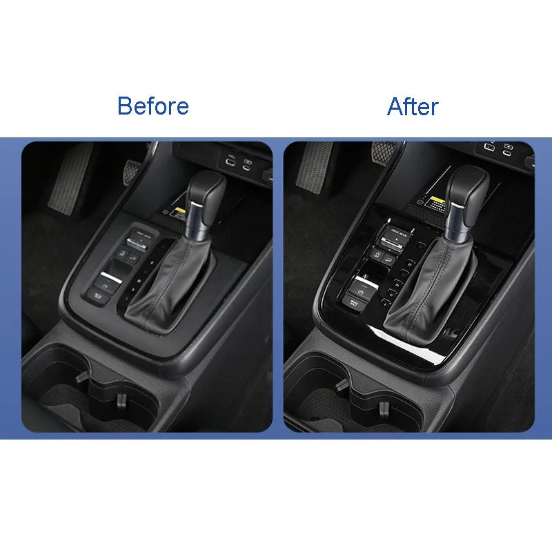 LHD Car Interior Center Gear Shift Panel Cover Trim Stickers Parts For Honda CR-V CRV 2023 ABS Auto Inner Decoration Accessories