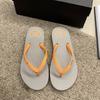 Simple flip-flops women's summer non-slip outer wear new cartoon flat-bottomed seaside beach cool slippers