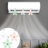 Gaisa kondicionēšanas virziena ventilators Gaisa kondicioniera daļas Viegla uzstādīšana Gaisa kondicionēšanas virziena ventilators Guļamistaba Trīs krāsas, no kurām izvēlēties