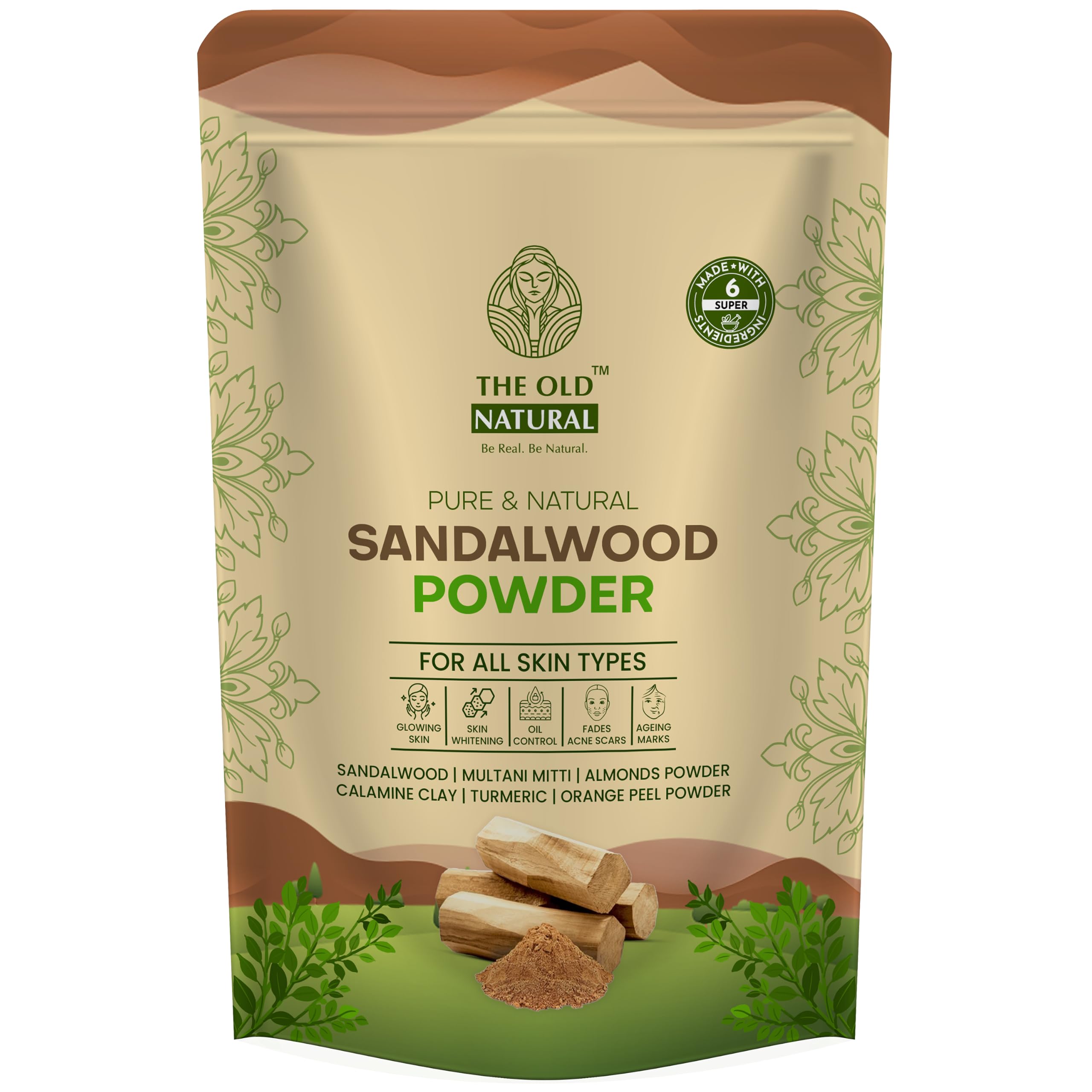 The Old Natural Sandalwood Powder 200G