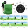 High Pressure Magic Hose Garden Irrigation Car Wash Dual PurposePVCDual Metal Connector Telescopic Water Pipe for Household Wate