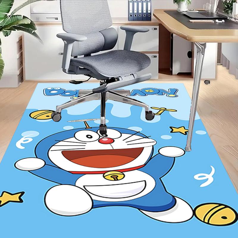 1pc Doraemons Joyful Adventure Carpet for Playroom Bedroom Living Room Sofa Home Decor,kids Game Area Rug Non-slip Floor Mat Y7281