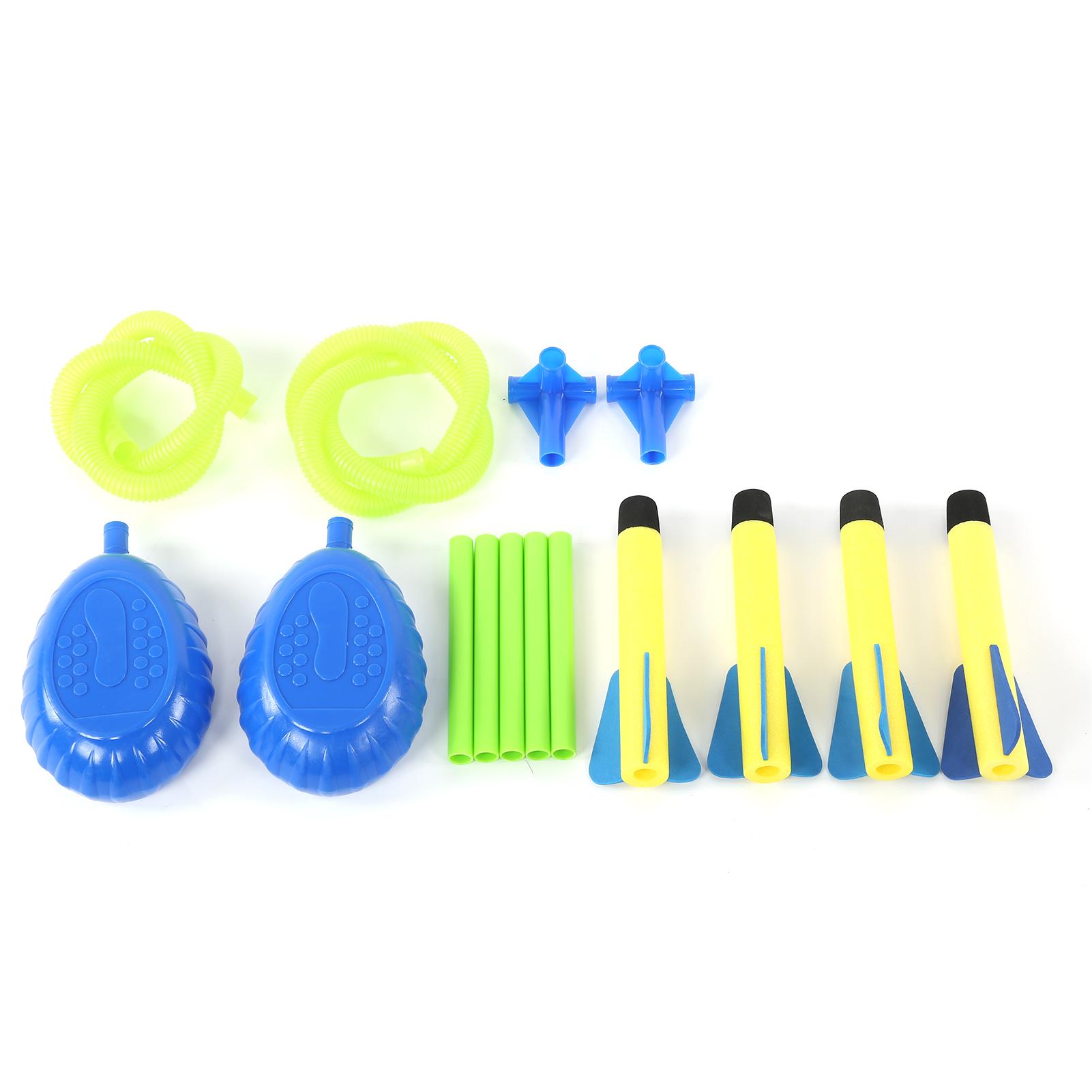 

Outdoor Kid Air Pump Jump Rocket for Fun Relaxation 2 Kids Pump Jump Rocket Set for Kids