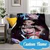 Custom Name Kpop Group Fashion Blanket bed sofa Blanket Flannel Blanket for Camping, Hiking, Picnic Essentials,gift for Fan family