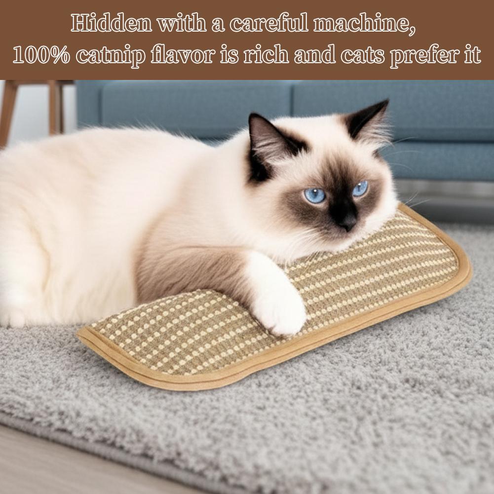 Catnip Toys Interactive Cat Nip Kicker Toys For Anxiety Relief Scratching Pad Bite Resistant Kitten Teething Toys For Indoor Cat