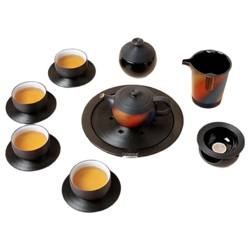 Lubao High-End Universe Galaxy Glazed Gongfu Tea Set