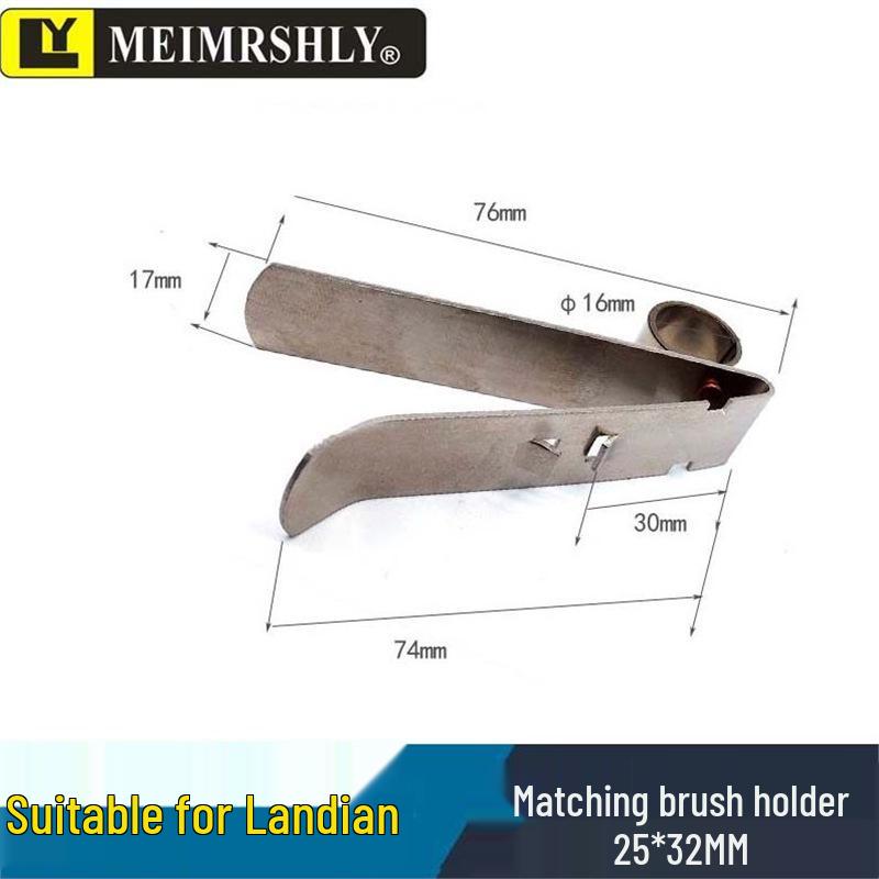 Stainless Steel Constant Force Spring Clip for YZR Generator Carbon Brush Holder, 25x32mm