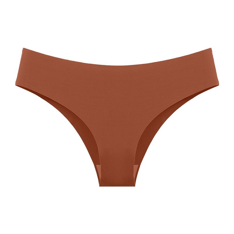 

Дышащие бесшовные трусики для беременных из ледяного шелка больших размеров для йоги Extra Small