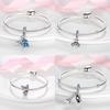 New Copper Charms Cat Moon Love Heart Beads Fit Original Pan Bracelet Making Woman Jewelry Fashion Pendant Gift