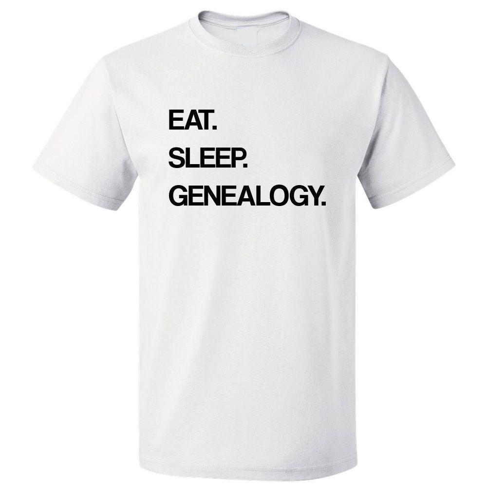 Camiseta Eat Sleep GenealogySe abre en una nueva ventana o pestaña S
