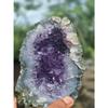 Natural Amethyst Cluster Real Raw Large Geode Healing | Crystal Rock from Uruguay Purple Decor