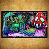 Tentacle Tree Monster Magic Card Battle Mat TCG Playmat Anti-Slip Base Gathering Gaming Mat Board Game Mat for TCG