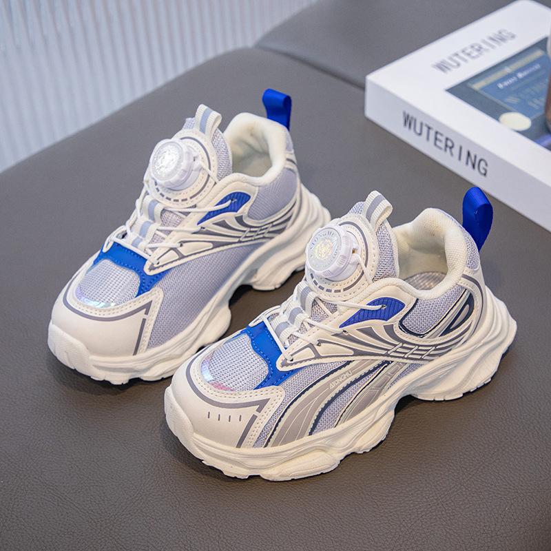 2025 New Autumn Children's Sneakers Girls Fashion ins Daddy Shoes Boys Breathable Lightweight Casual Shoes