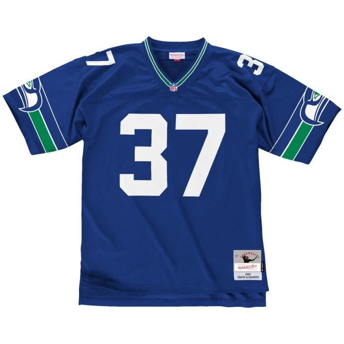 Maillot NFL Legacy - Seattle Seahawks - Shaun Alexander - 100% Polyester - Col Classique - Manches Courtes