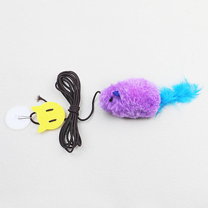 Smart Sensing Chirping Mouse Cat Toy: Light-Activated, Plush Simulation for Self-Play & Boredom Relief
