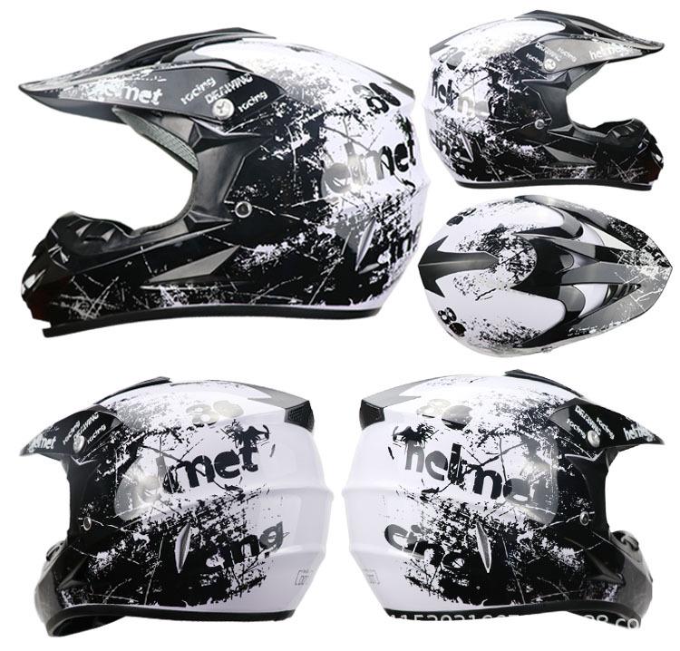 Cross-Border E-Commerce Off-Road Helmet: ATV, Mountain Bike, Downhill & Karting Helmet for Teenagers