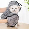 Mikrofiber Badhandduk för Husdjur för att Torka Valp/Katt Dagliga Städprodukter med Handfickor för Husdjurets Dagliga Rengöring