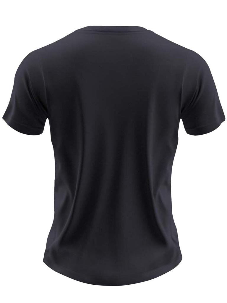 Cactus Outline Graphic Mens Cotton TShirt Short Sleeve Round Neck Casual Breathable Tee