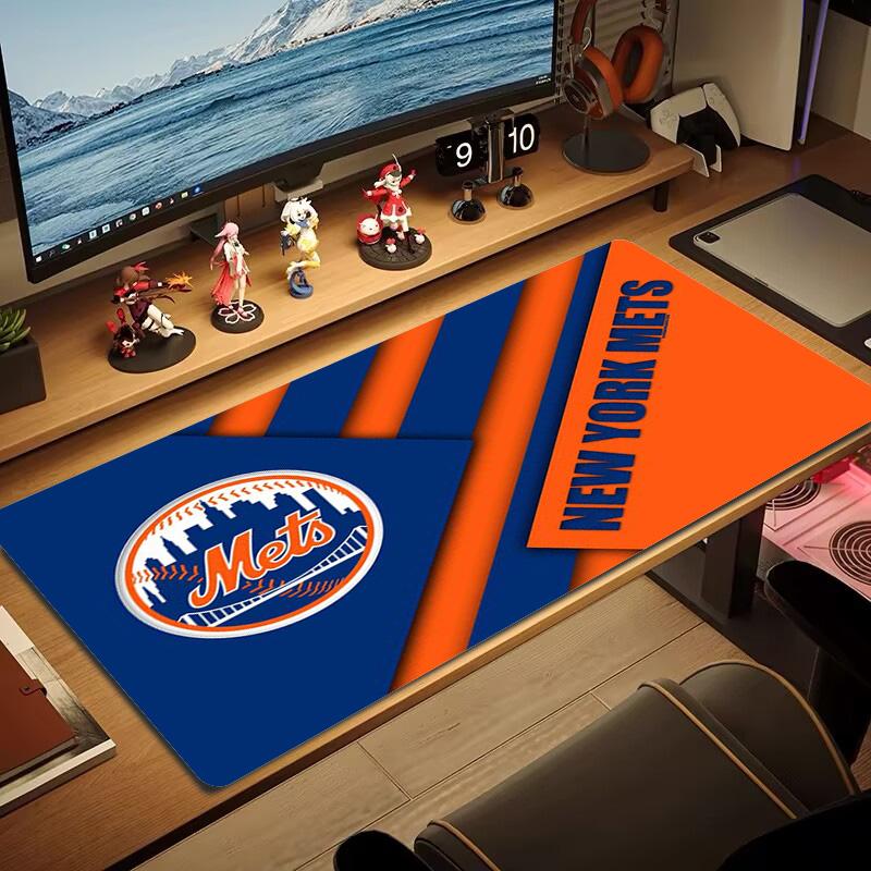 New York Mets Color Mouse Pad Large Gaming Table Cushion Non-slip Laptop Tablet Big Mousepad XXL Mat Mini PC Playmat With Lock edge
