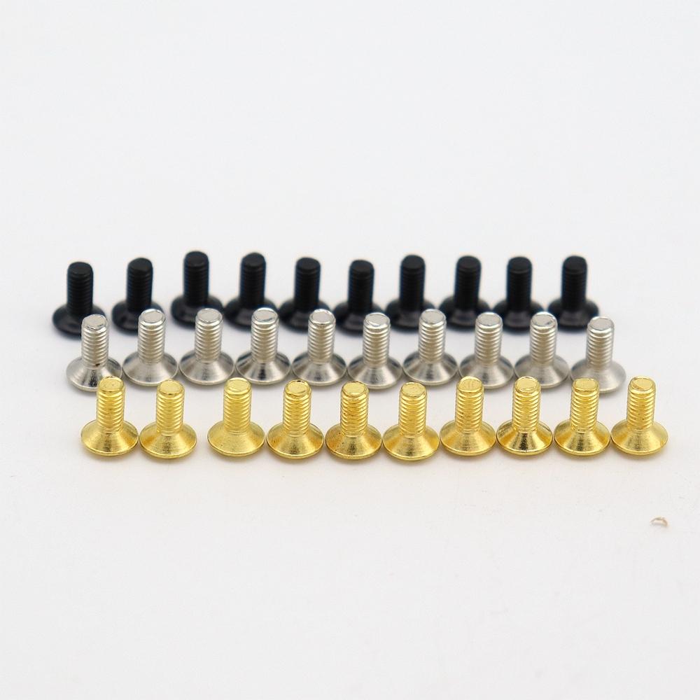 50 100 Stück Elektrische Gitarre Schalter Schraube Montage Schraube Für Sq St Elektrische Gitarre Zubehör 3mm×8mm