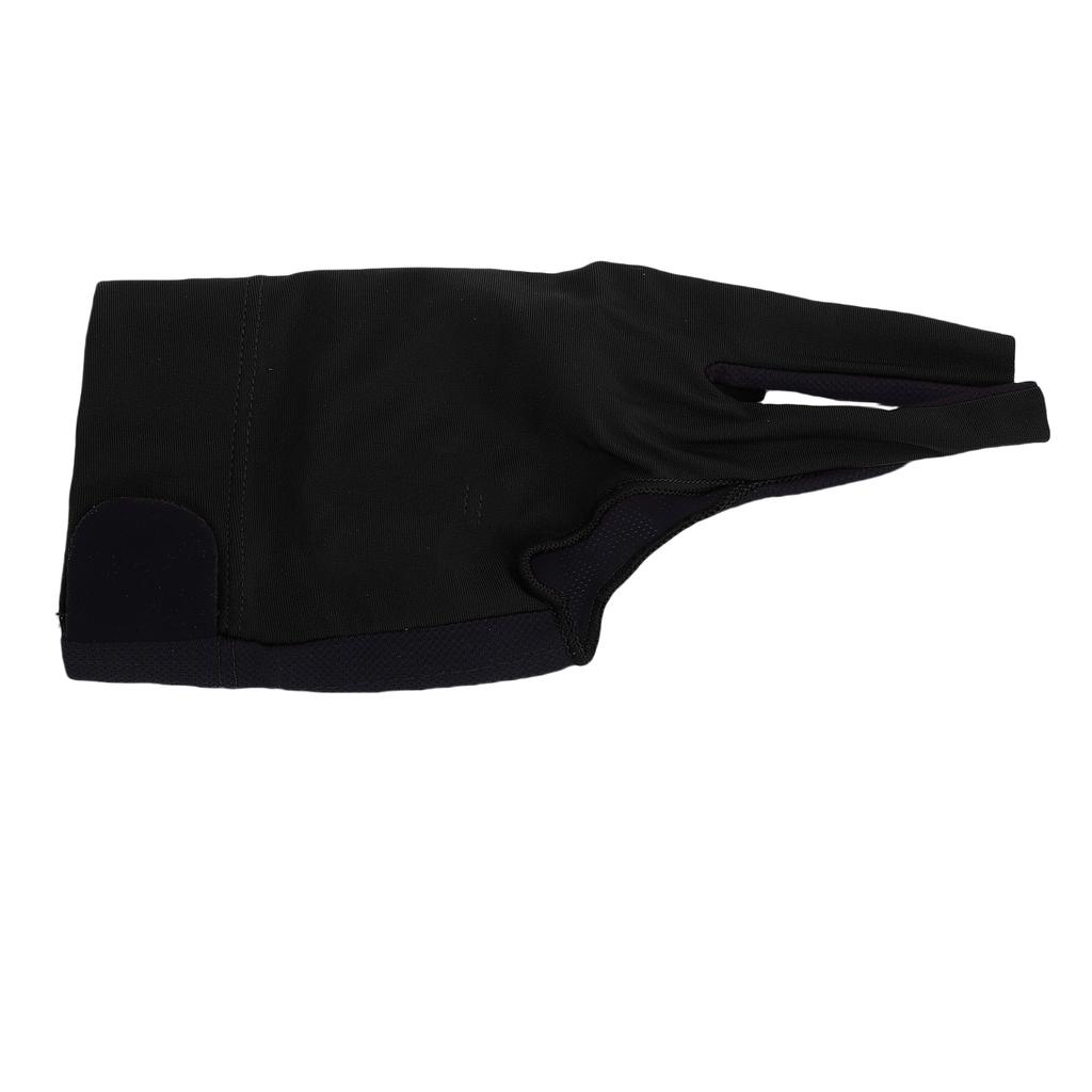 3 Finger Billiard Pool Glove Professional Breathable Anti Slip Right Hand Cue Sport Glove for Men Women Black