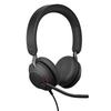 Jabra Evolve2 40 SE UC Stereo Headset, Wired, USB-C/A, Dual Ear, with Microphone, Noise Cancelling