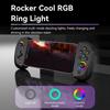 Wireless Game Controller for Android for iOS RGB Light 6-Axis Gyro Vibration Stretchable Tablet PC Gamepad Bluetooth-compatible Gaming Joystick