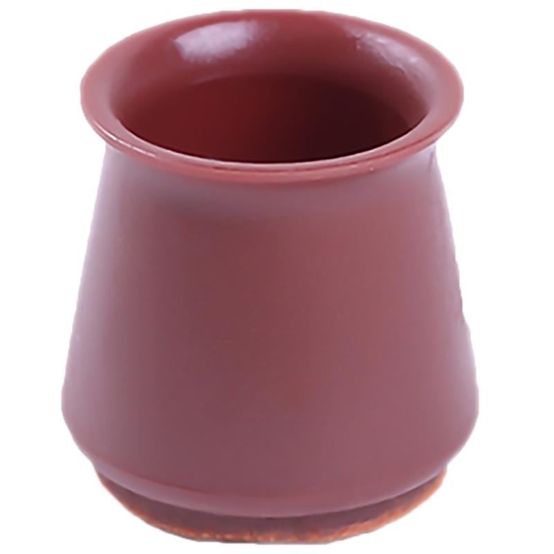 Silent Silicone Solid Wood Chair Leg Protectors, Thickened Wear-Resistant Elastic Covers for Stool, Table, and Chair Legs.