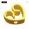 1pcs Heart-Shaped Chopsticks Assistance Tool Easy Food Picking For Beginners, Suitable For Noodles, Sushi, And More, Reusable