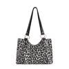 2024 Leopard Print Women's Large Capacity Winter Tote & Messenger Bags