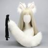 Handgemachtes Cosplay Tierohren-Haarband Roter Fuchs Wolfskönig Katze Bestienohr Kunstpelzschwanz Goldener Fuchs Anime Haar-Accessoires