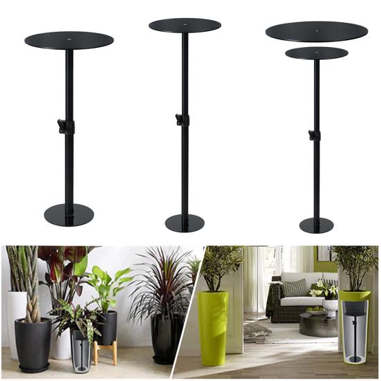 Adjustable Plant Risers for Inside Pots 11.4-19.6"/17-32" Planter Insert Filler for Large Pots Metal