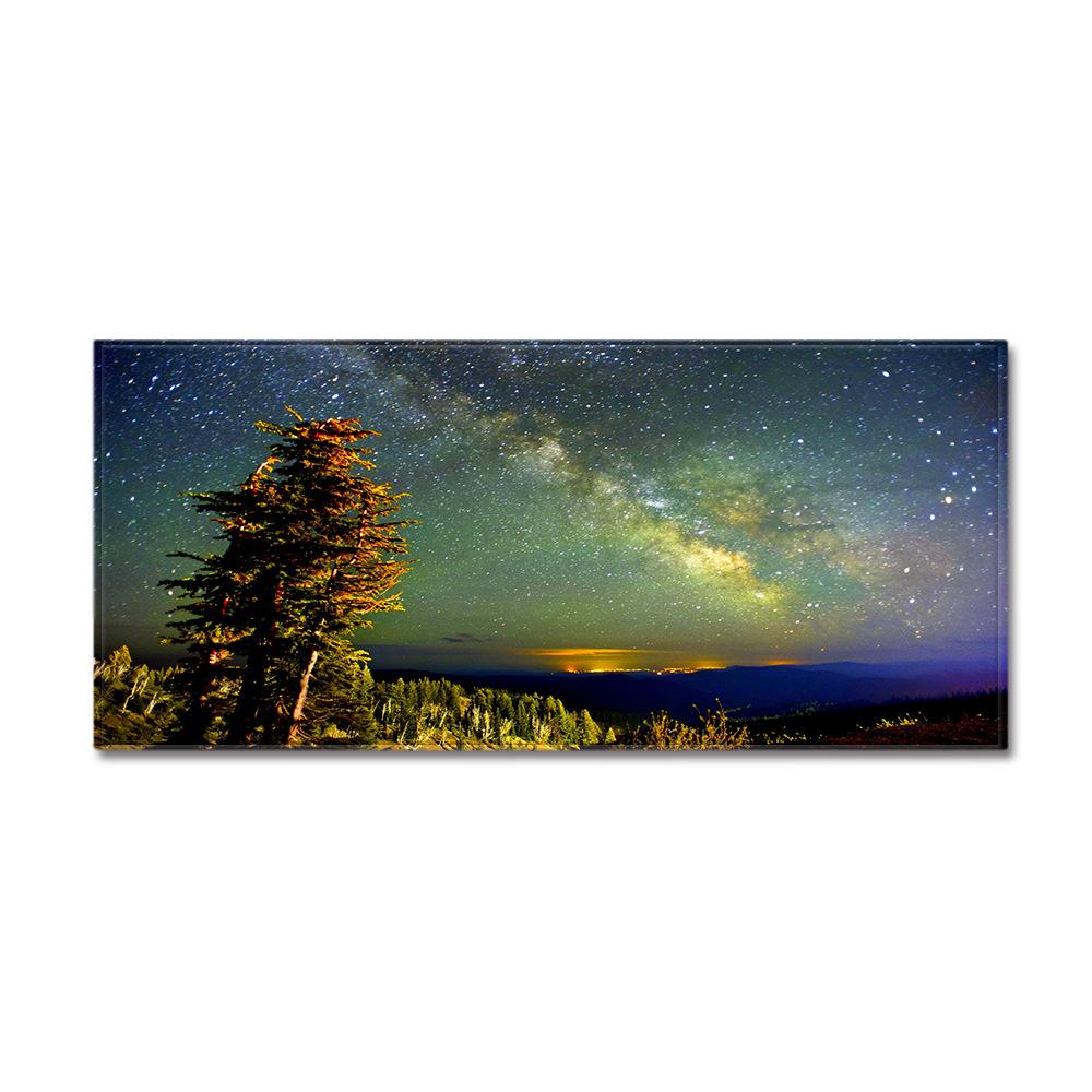 Kitchen Long Starry Sky Floor Mat Doormat Carpet Floor Mat