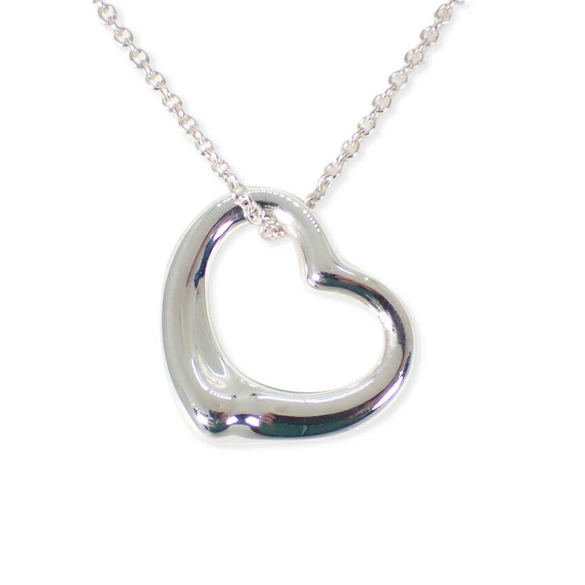 

[Used] TIFFANY 925 Open Heart Pendant/Necklace/j10-3