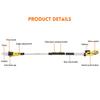 2.8M Cordless Telescoping Electric Chainsaw Pruner Home Garden Pole Saw Hedge Tree Trimmer Cutter Pruning Tool With1 Battery