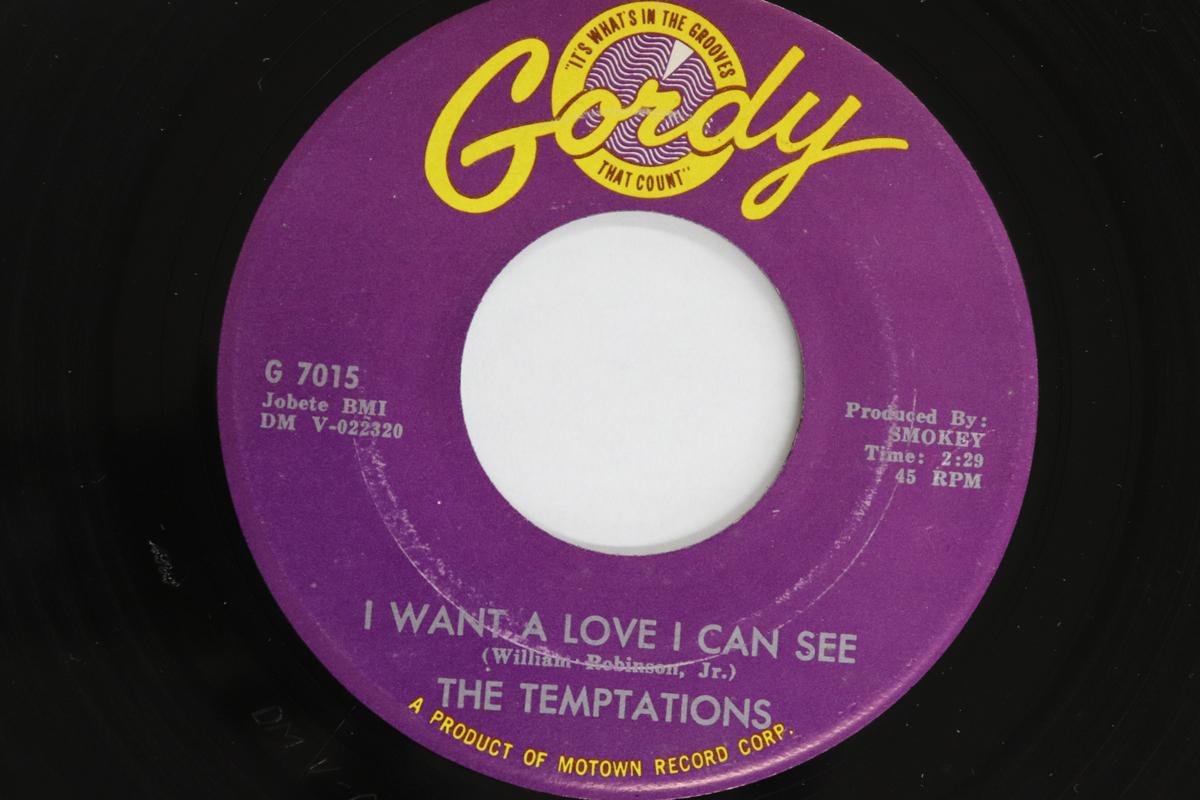 

7inch Record TEMPTATIONS - I Want A Love I Can See / The Furth G7015 GORDY 1963 US Soul/Funk Used