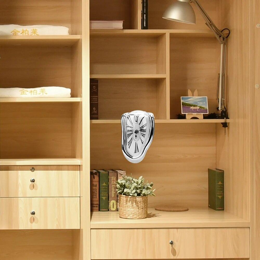 2019 Orijinal Roman Gerçeküstü Erime Bozuk Duvar Saatleri Sürrealist Salvador Dali Tarzı Duvar Saati Dekorasyon Hediye