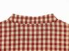Women's Fashion Versatile Small Plaid Layered Shirt Top