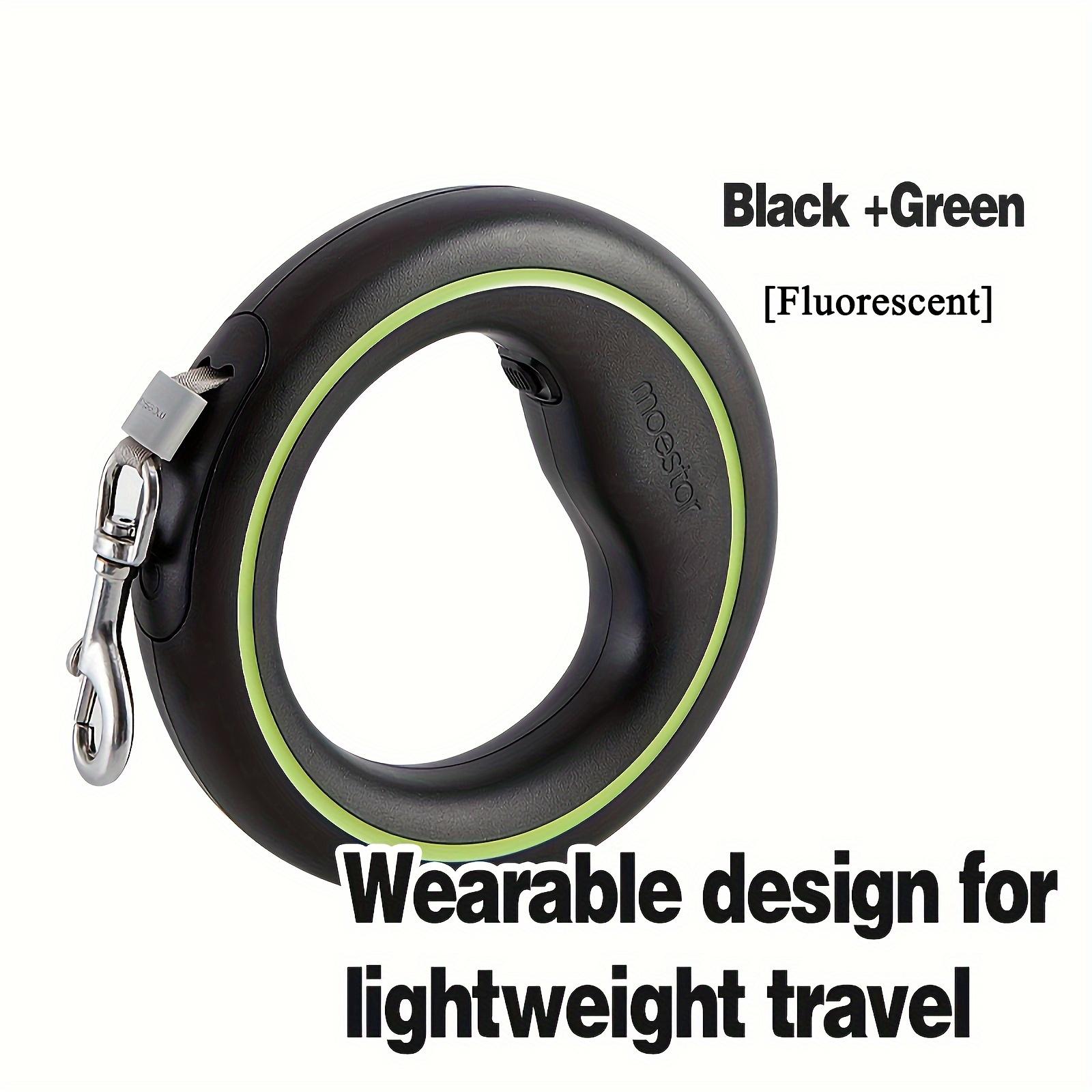 

Телескопический поводок для собак 1 шт. класса люкс для средних и крупных пород — носимый, регулируемая длина, обеспечивает безопасные прогулки One Size Fits All